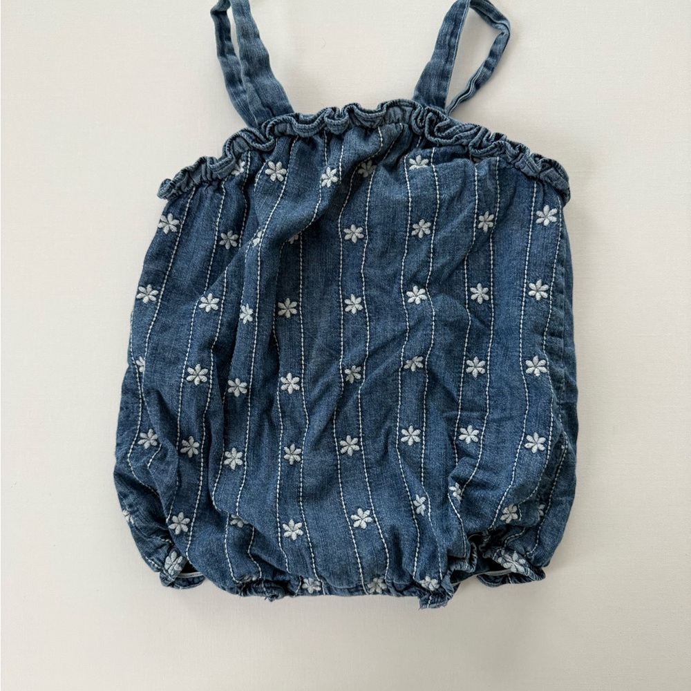Janie and Jack Denim Romper